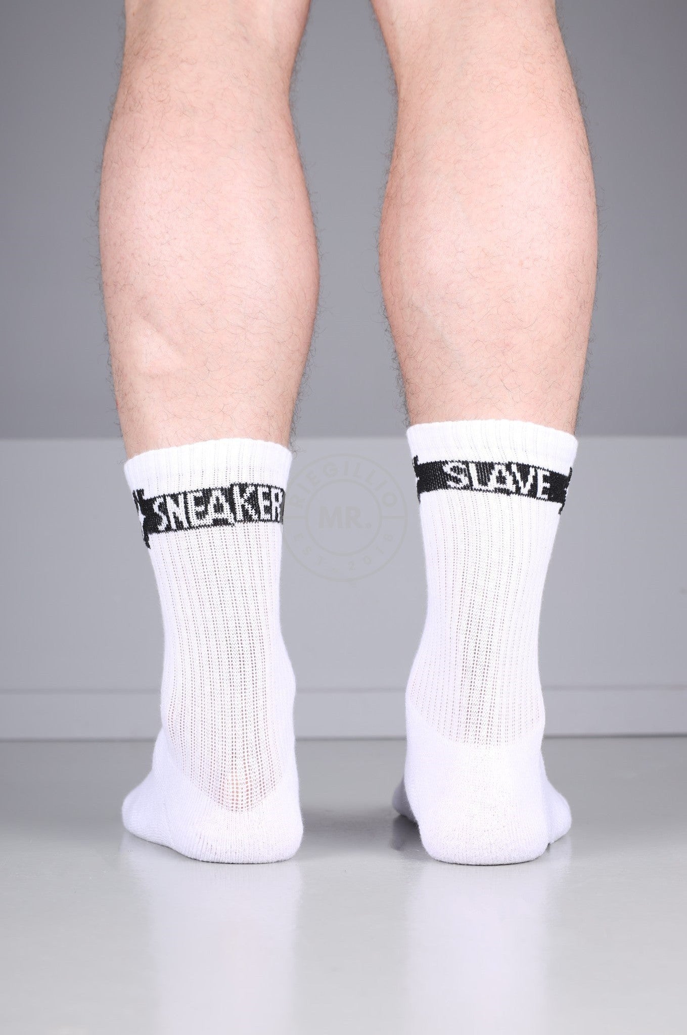 SNKRFTSH SNEAKER SLAVE Socks at MR. Riegillio