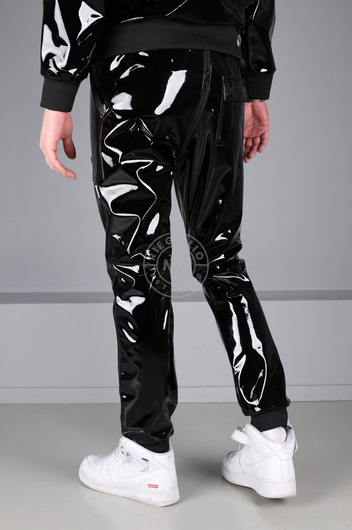 PVC Flight Tracksuit Pants at MR. Riegillio