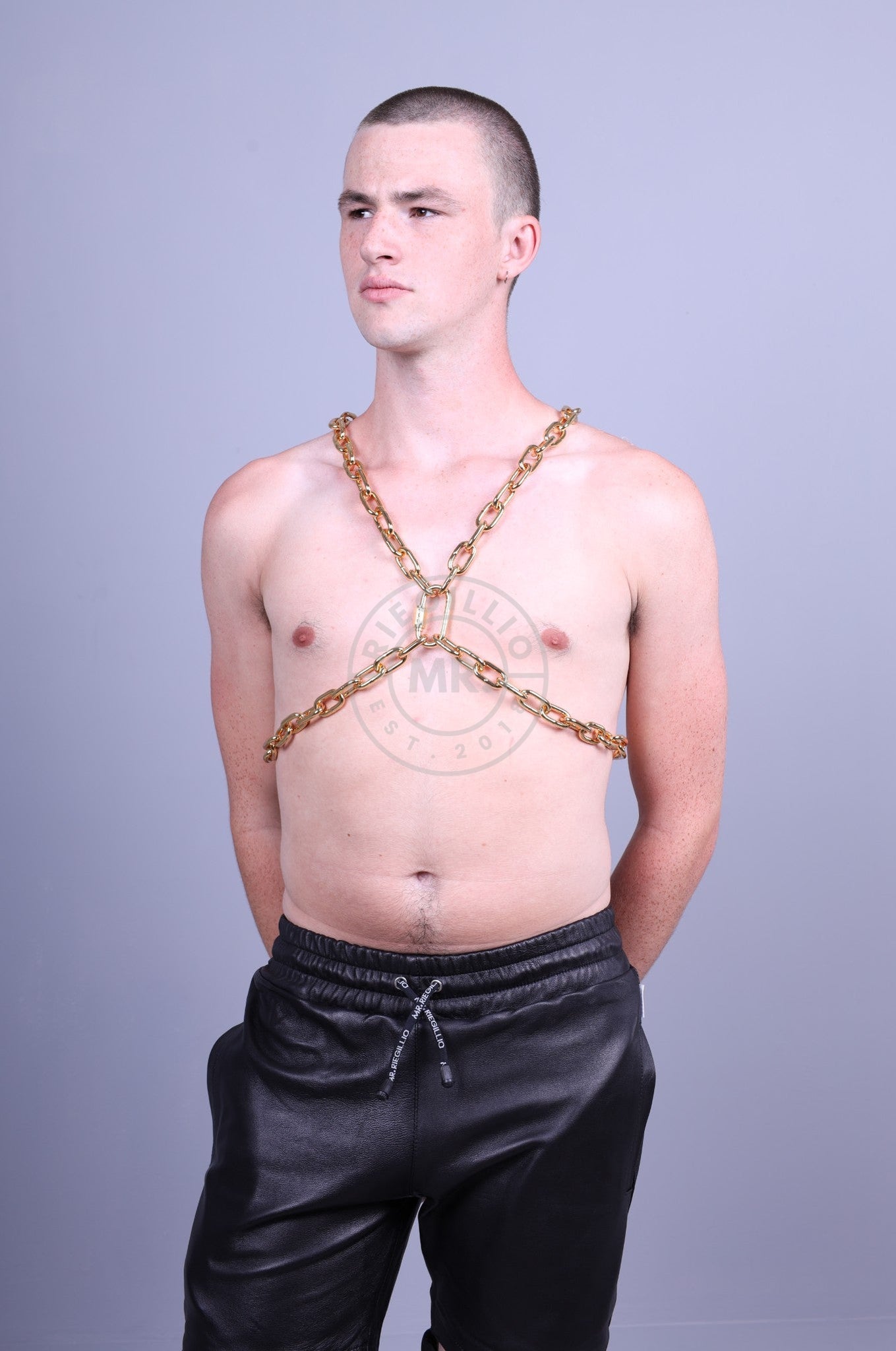 Chain X-Harness - Gold-at MR. Riegillio