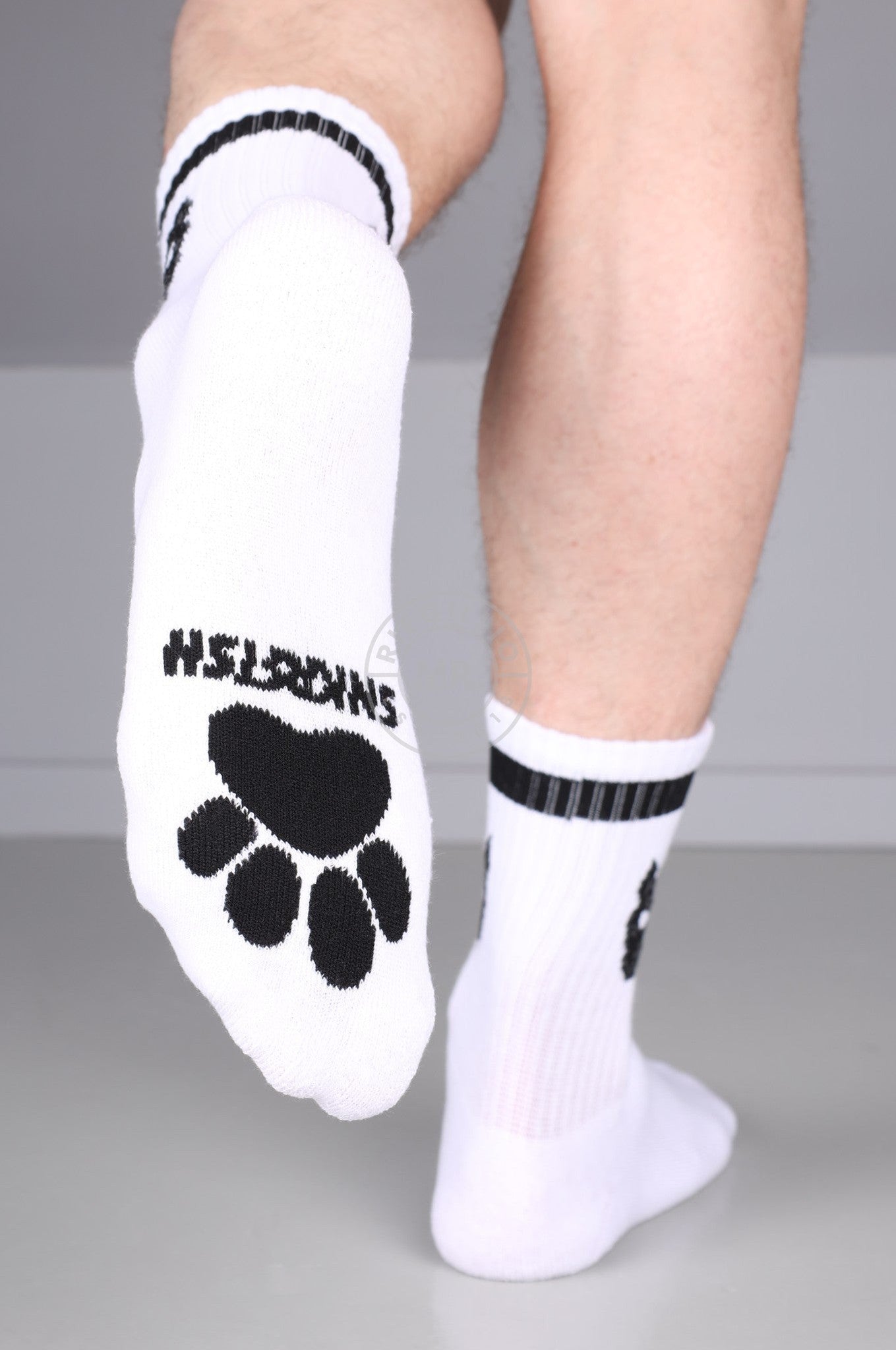 SNKRFTSH PUPPY SOCKS - BLACK at MR. Riegillio