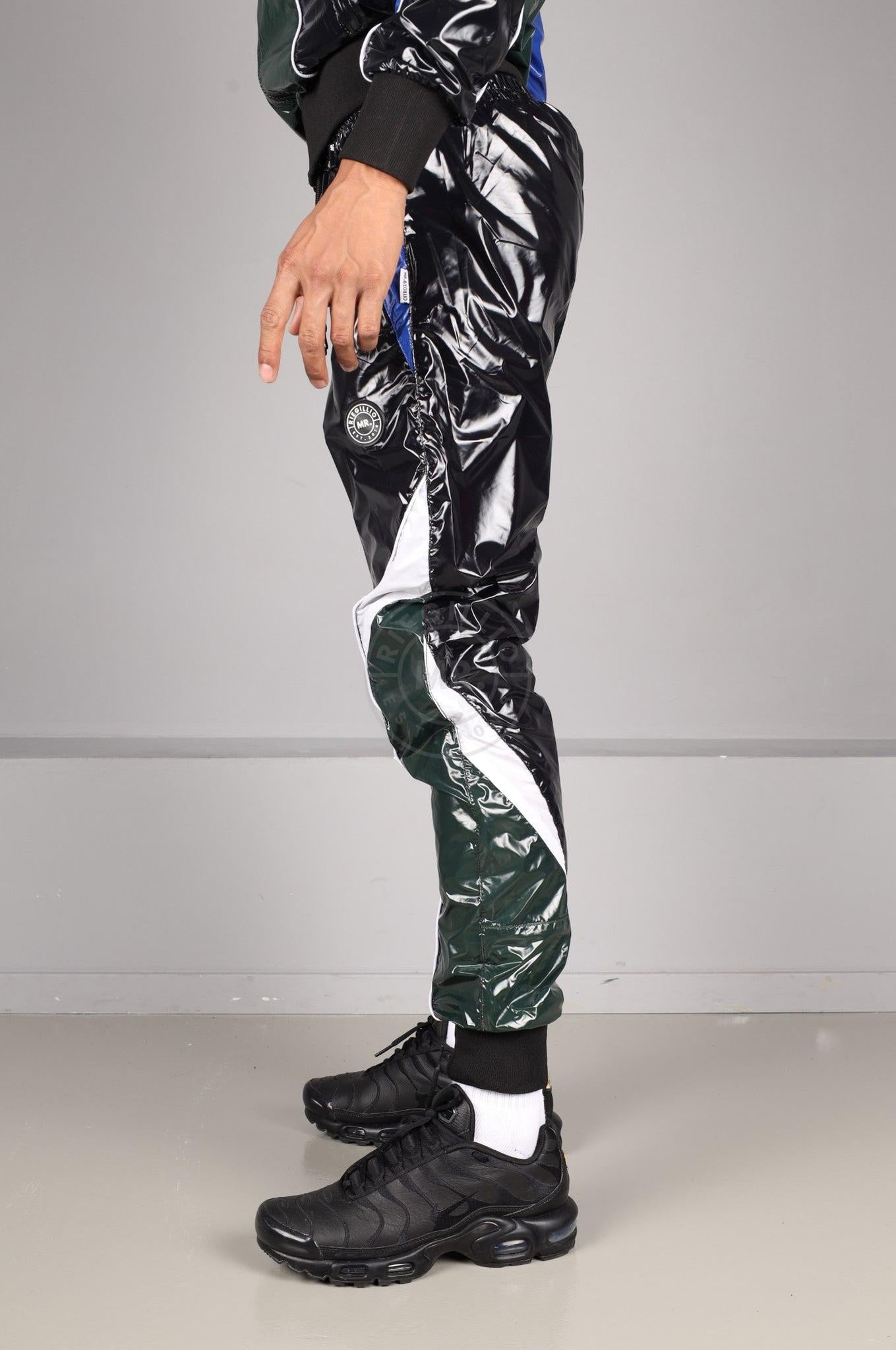 Shiny Nylon Tracksuit Pants - SEVEN by MR. Riegillio