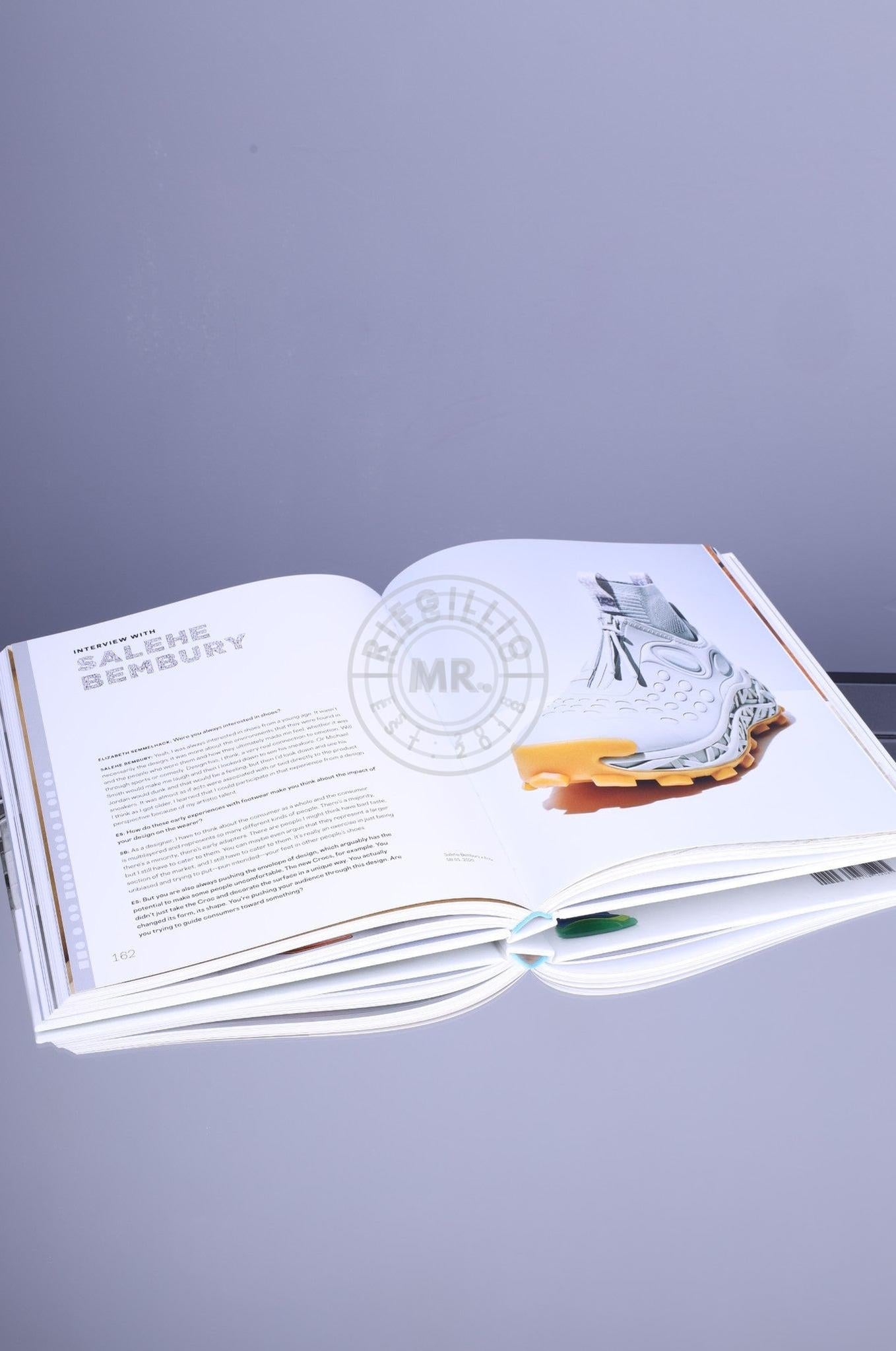 Table Book Future Now: Virtual Sneakers to Cutting-Edge Kicks at MR. Riegillio