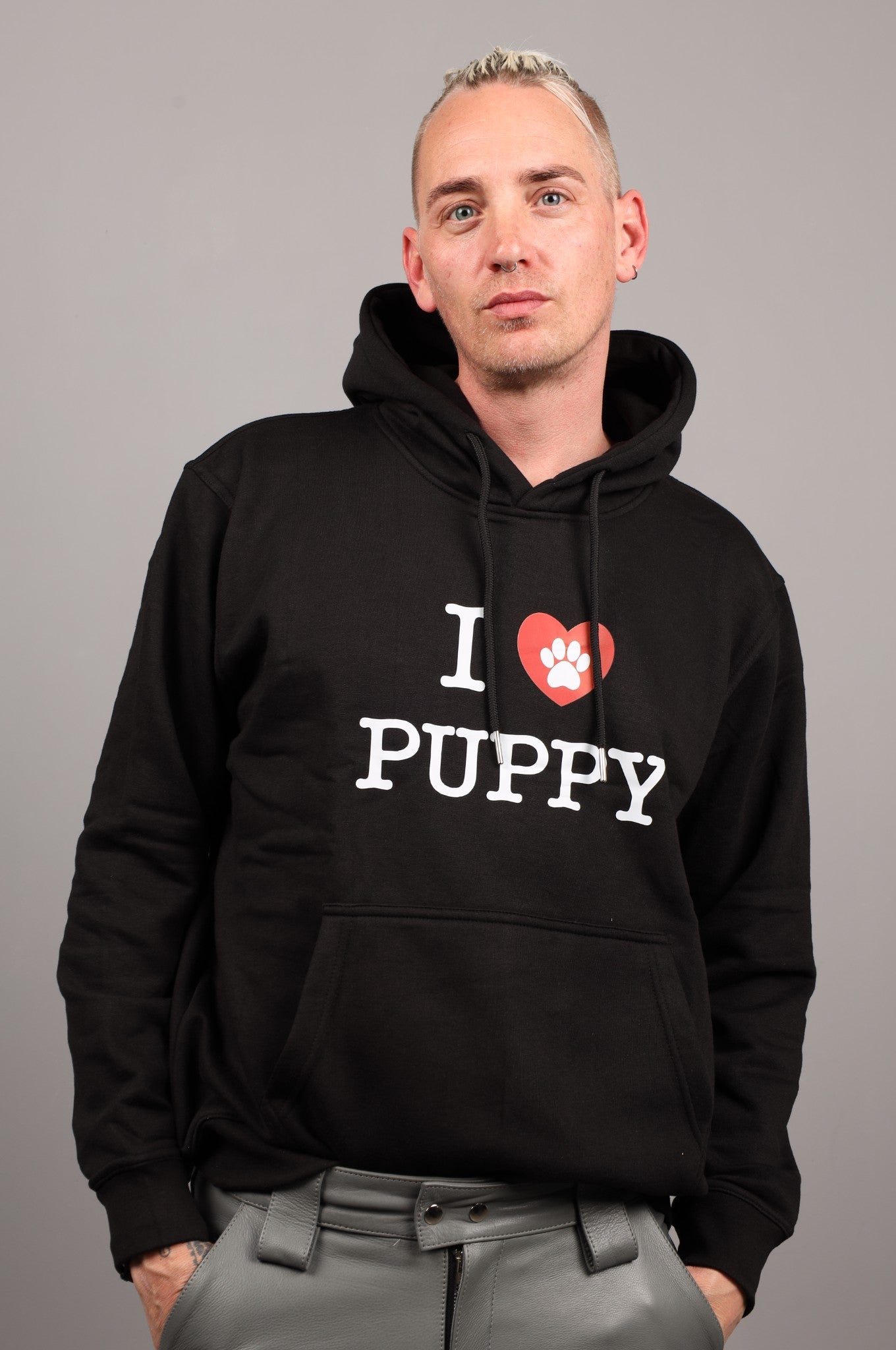 I LOVE PUPPY - PAW RED - Hoodie