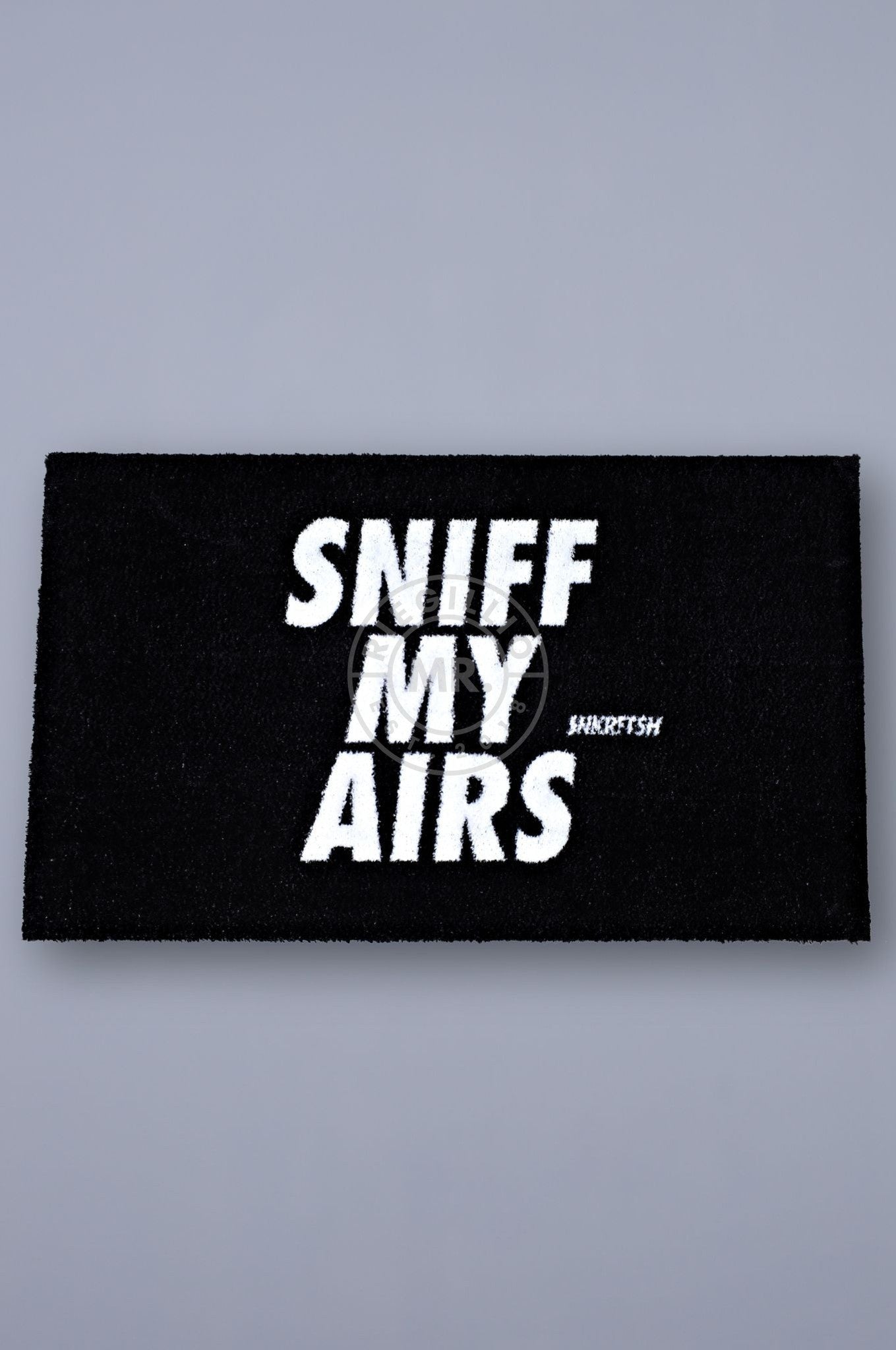 Doormat - SNIFF MY AIRS - Black at MR. Riegillio