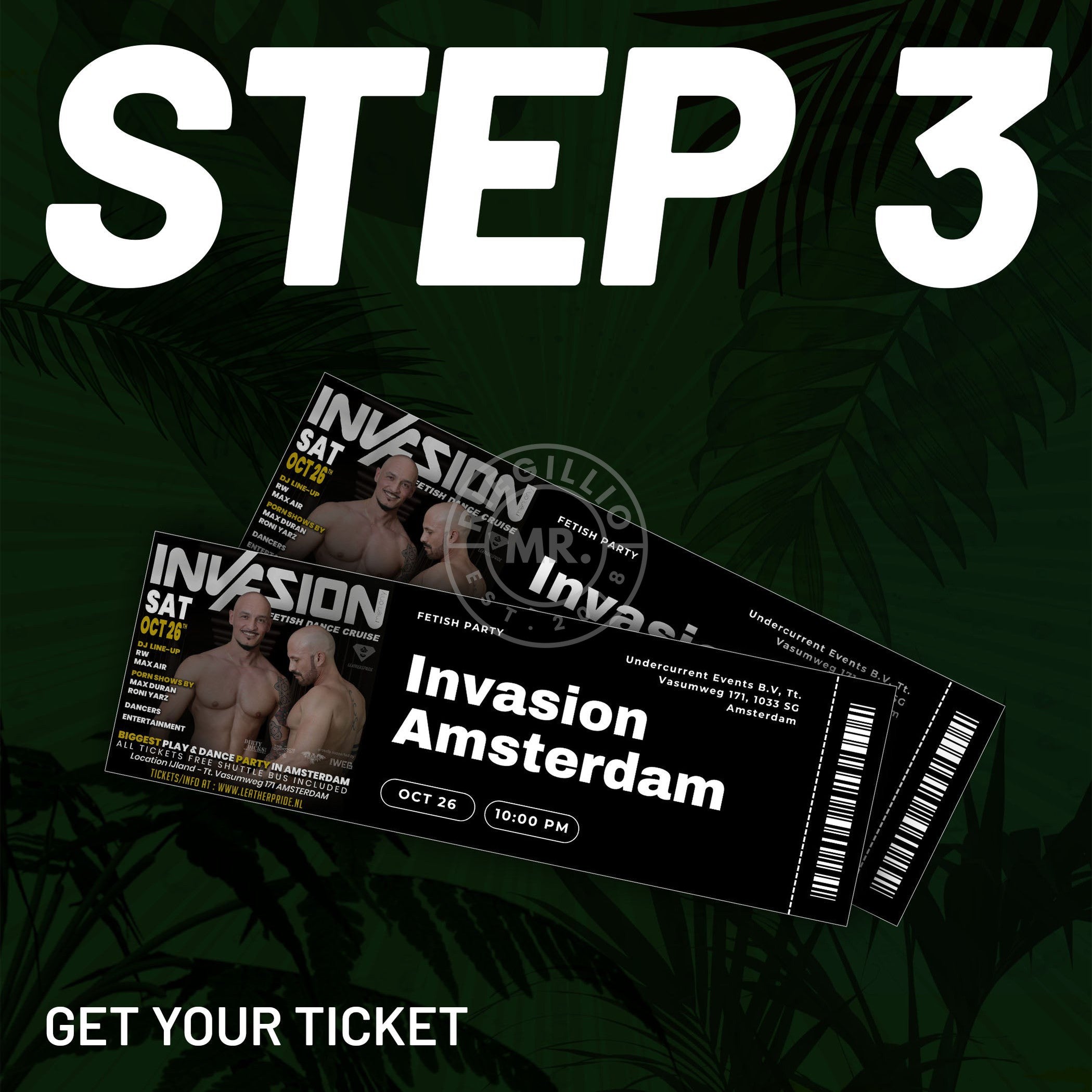 Invasion - Regular Ticket at MR. Riegillio