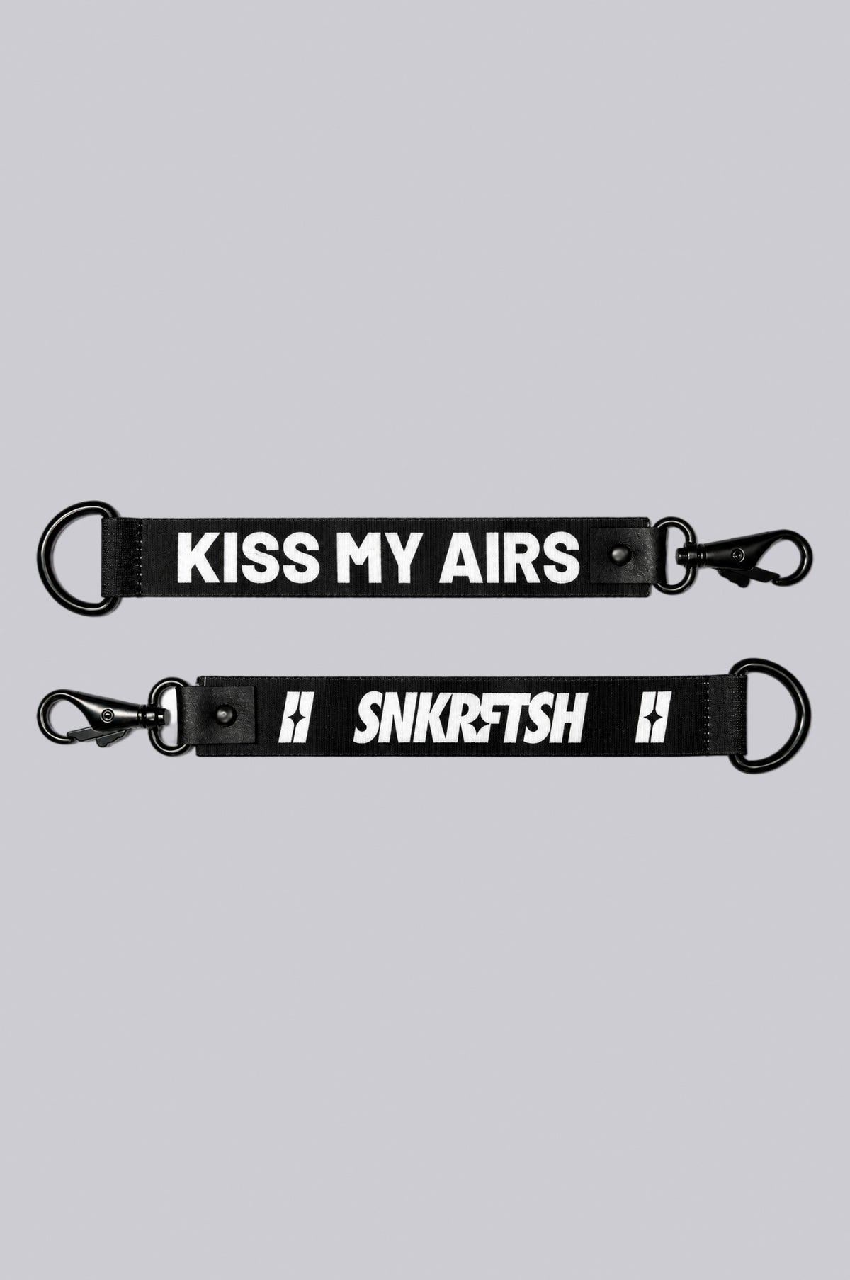 SNKRFTSH KISS MY AIRS Keychain - Black