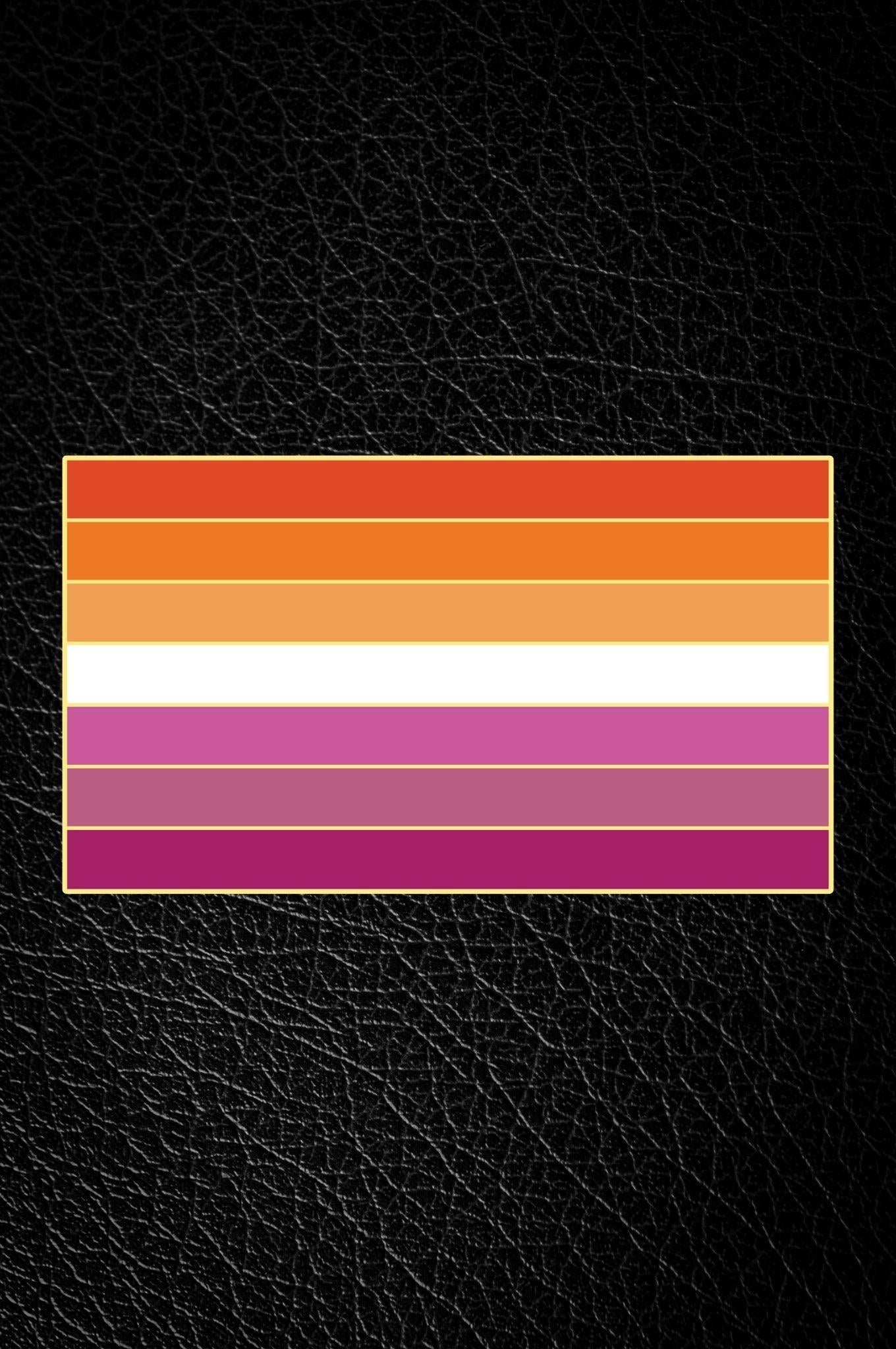 Master of the House Pin - LESBIAN FLAG at MR. Riegillio