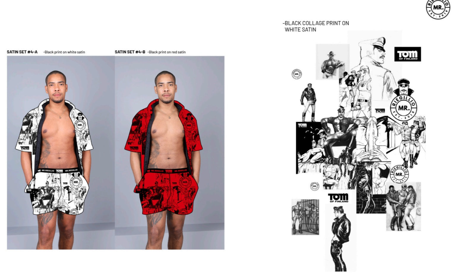 Tom of Finland - Silky Shirt - Red