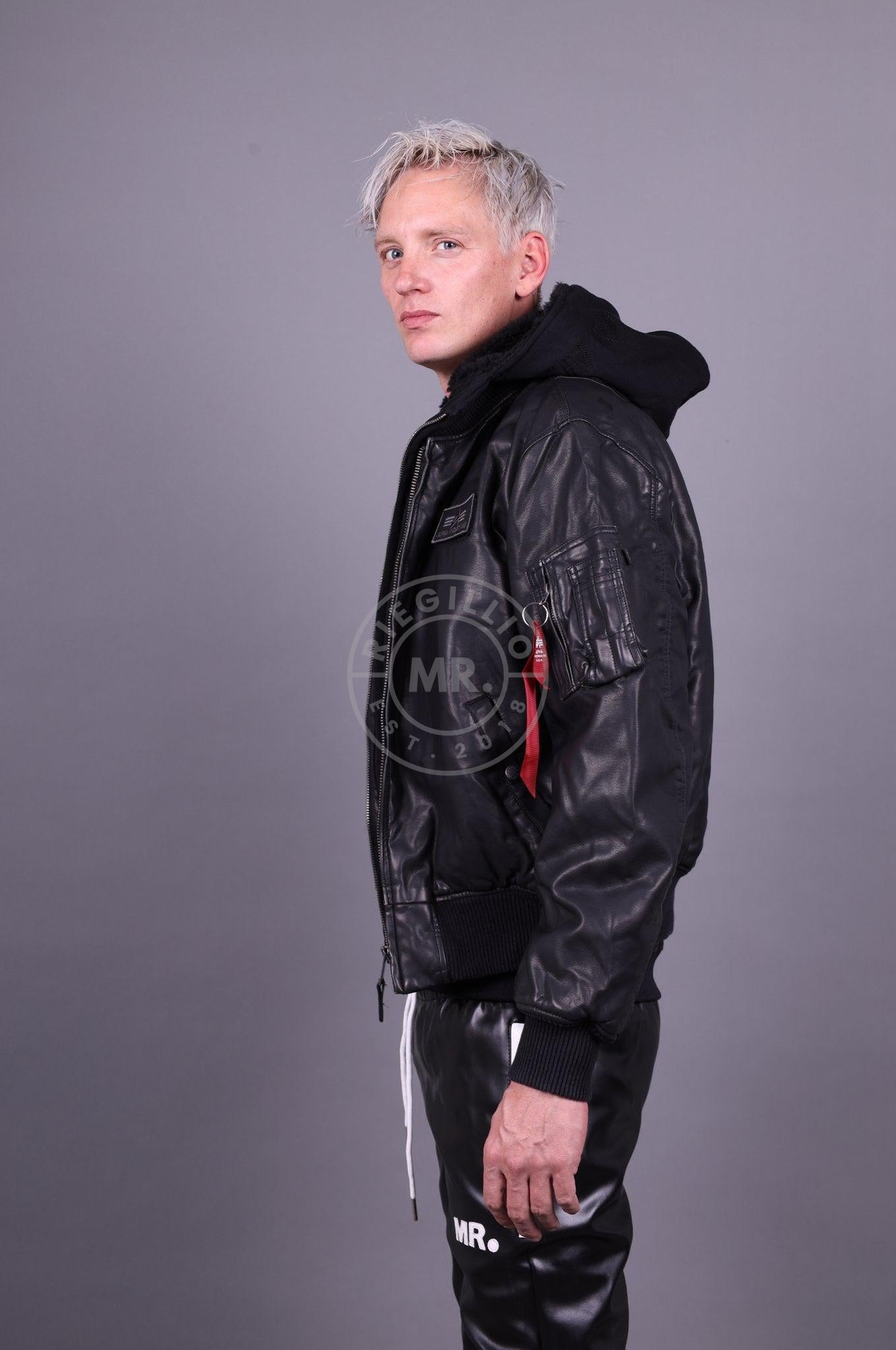 Alpha Industries MA-1 D-Tec FL Black at MR. Riegillio