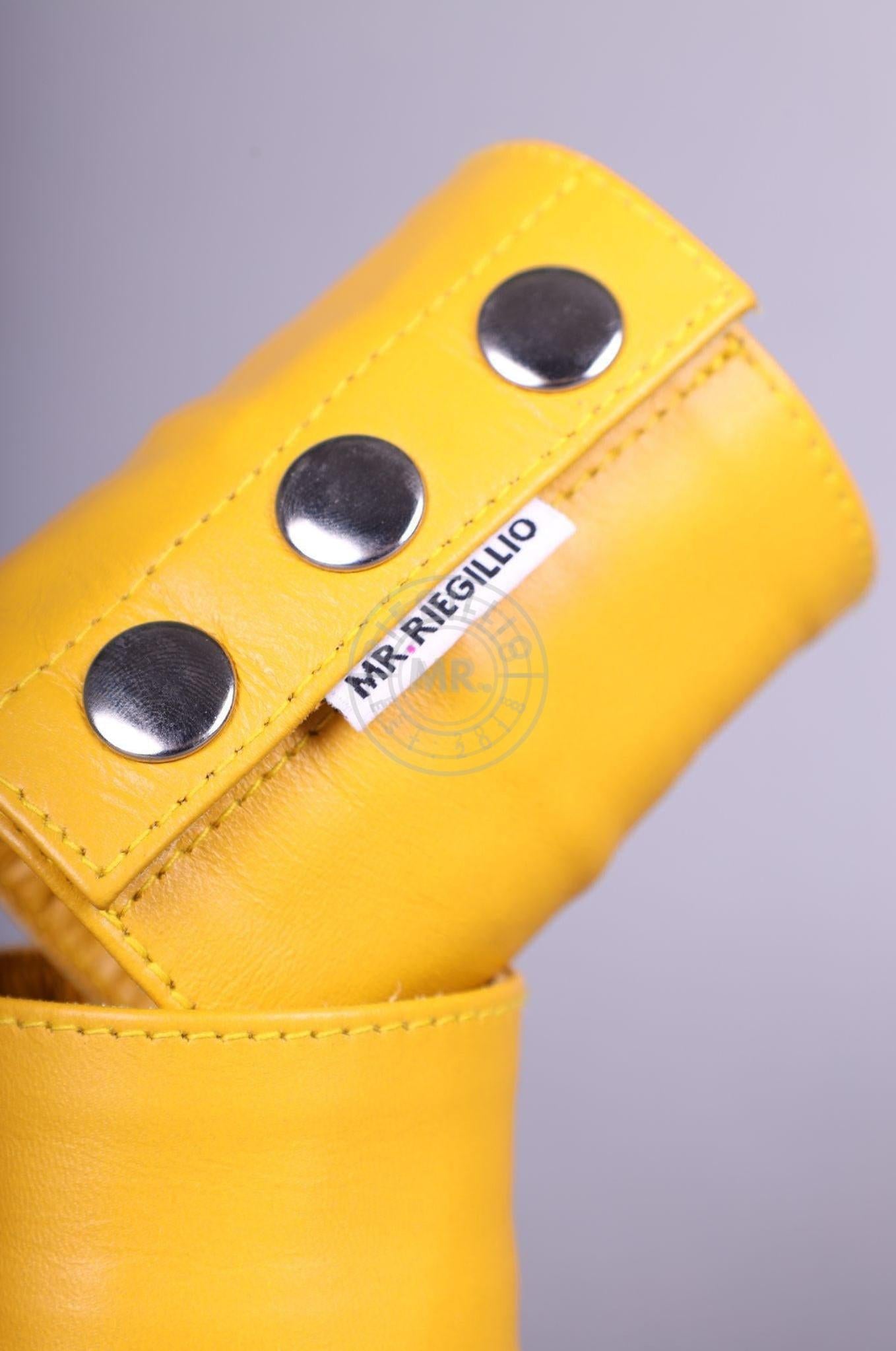 Yellow Wrist Wallet at MR. Riegillio