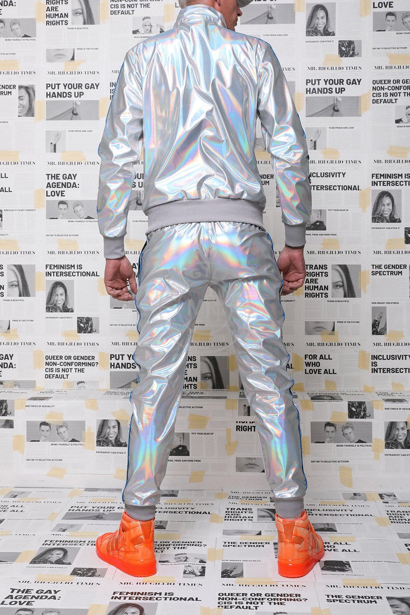 Holographic Tracksuit Jacket-at MR. Riegillio