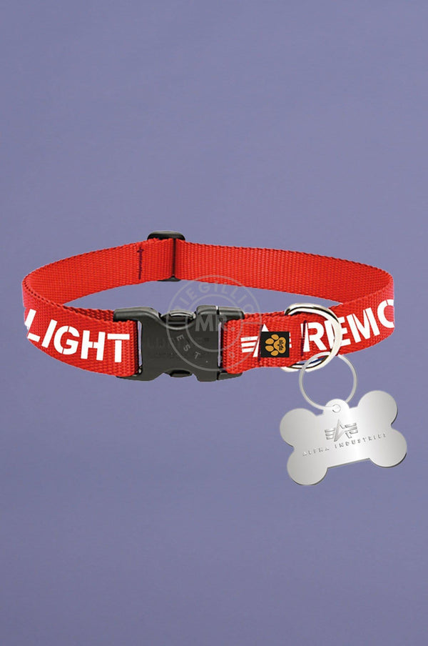 Alpha Industries RBF Dog - Tag Collar - RBF Red at MR. Riegillio