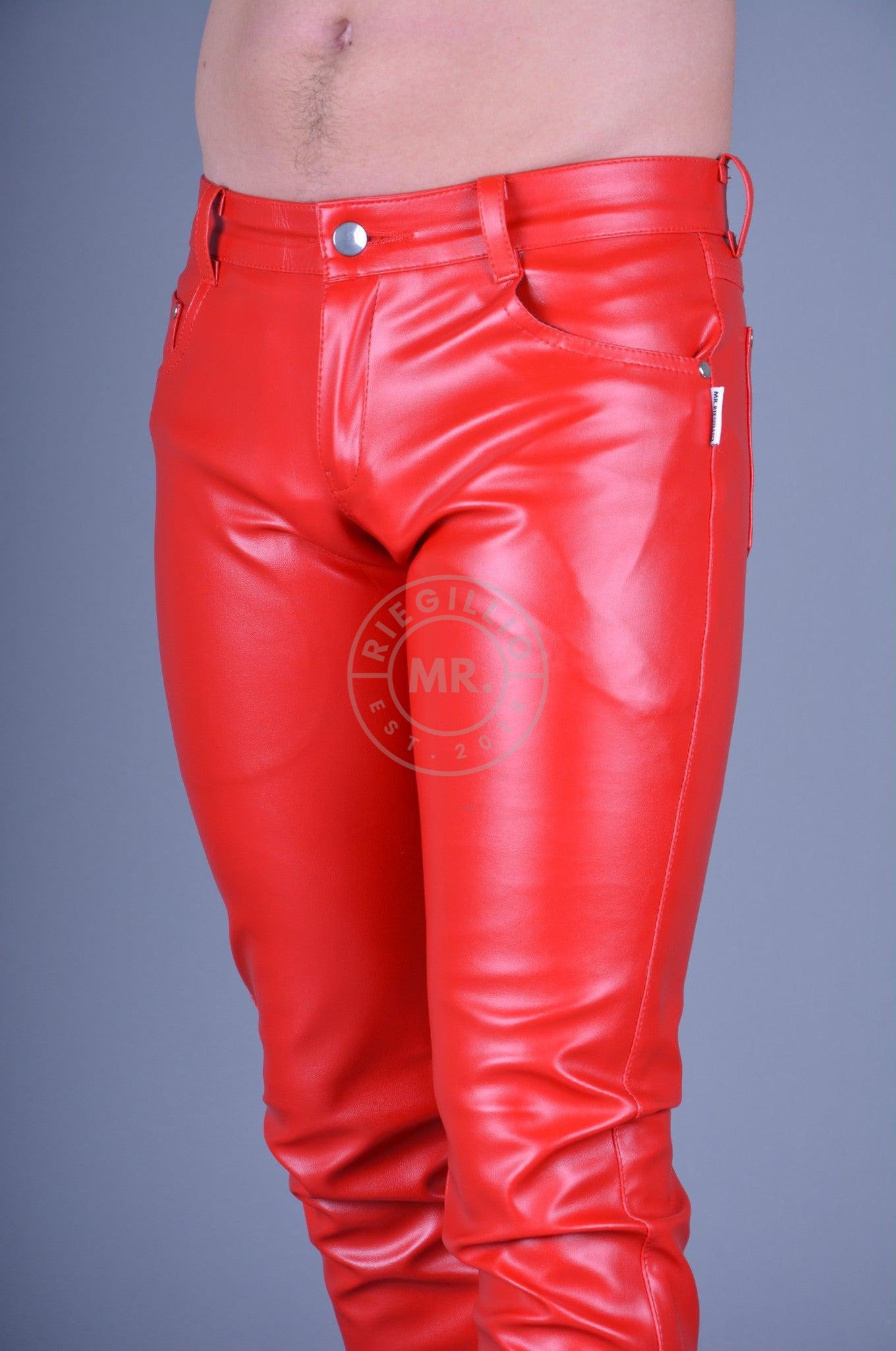 MR. 5-Pocket Pants Red at MR. Riegillio