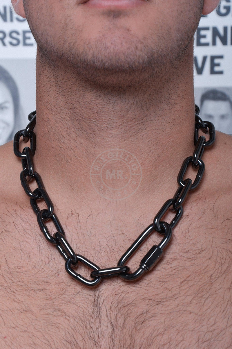 Chain Collar - Black at MR. Riegillio