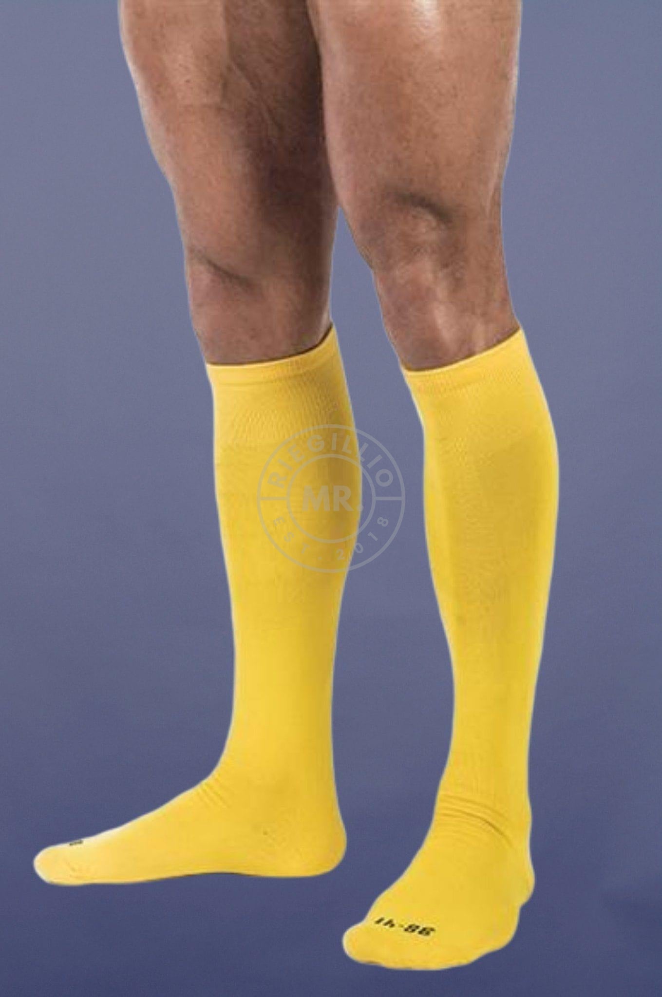 Football Socks Yellow at MR. Riegillio