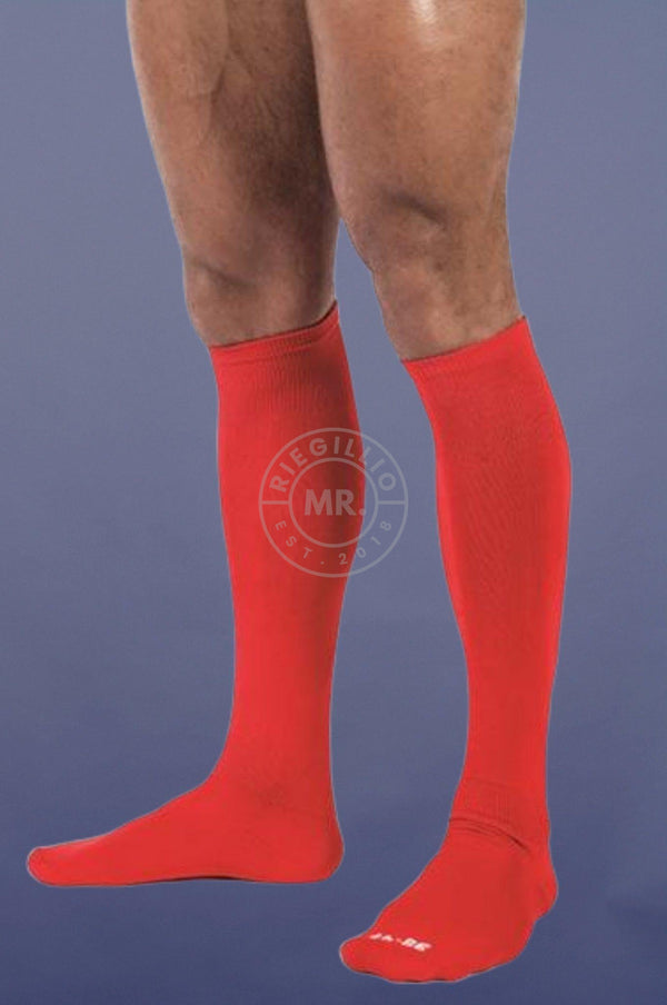 Football Socks Red at MR. Riegillio
