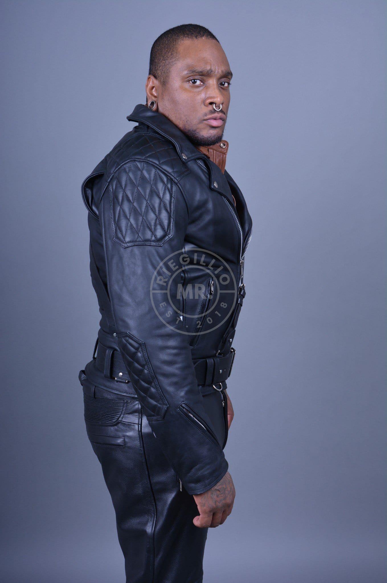 Leather Uniform Jacket-at MR. Riegillio