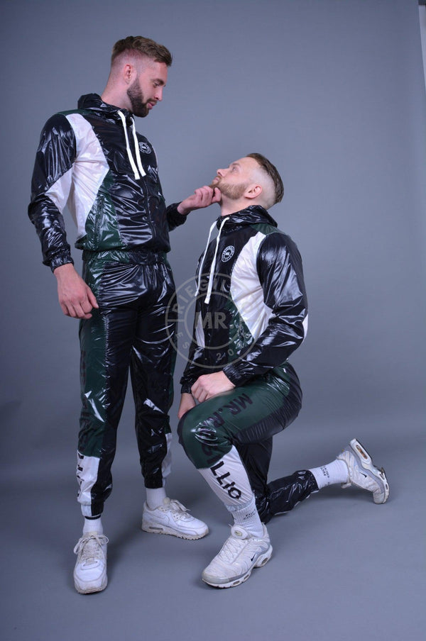 Shiny Nylon Tracksuit Pants at MR. Riegillio
