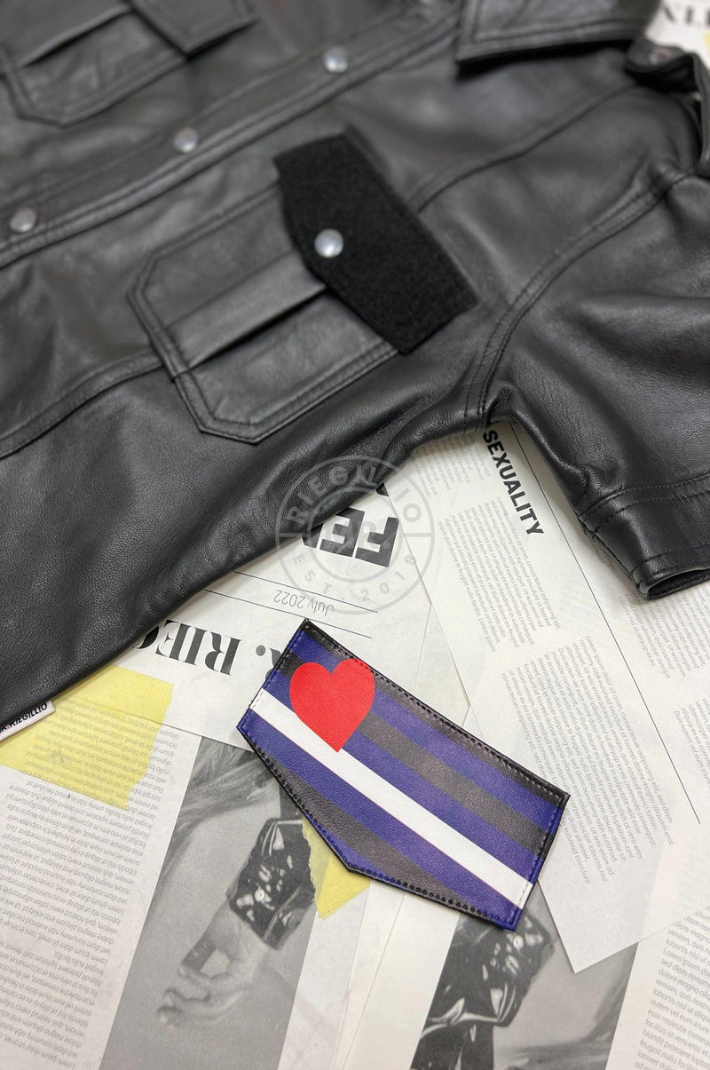 Velcro Patch - Leather at MR. Riegillio