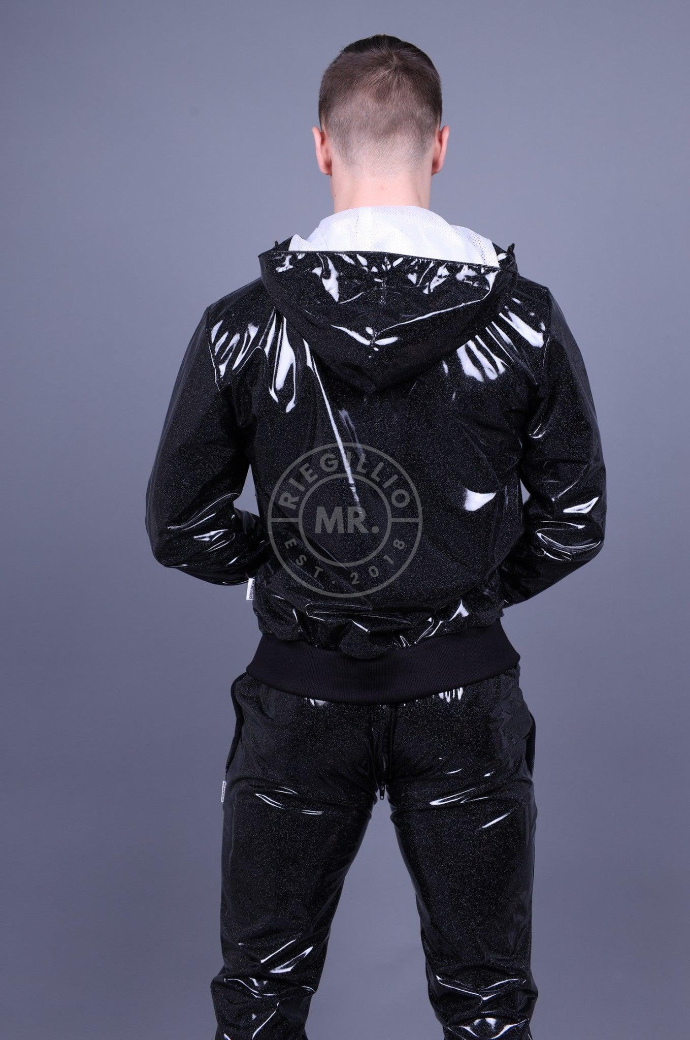 Glitter PVC Tracksuit Jacket at MR. Riegillio