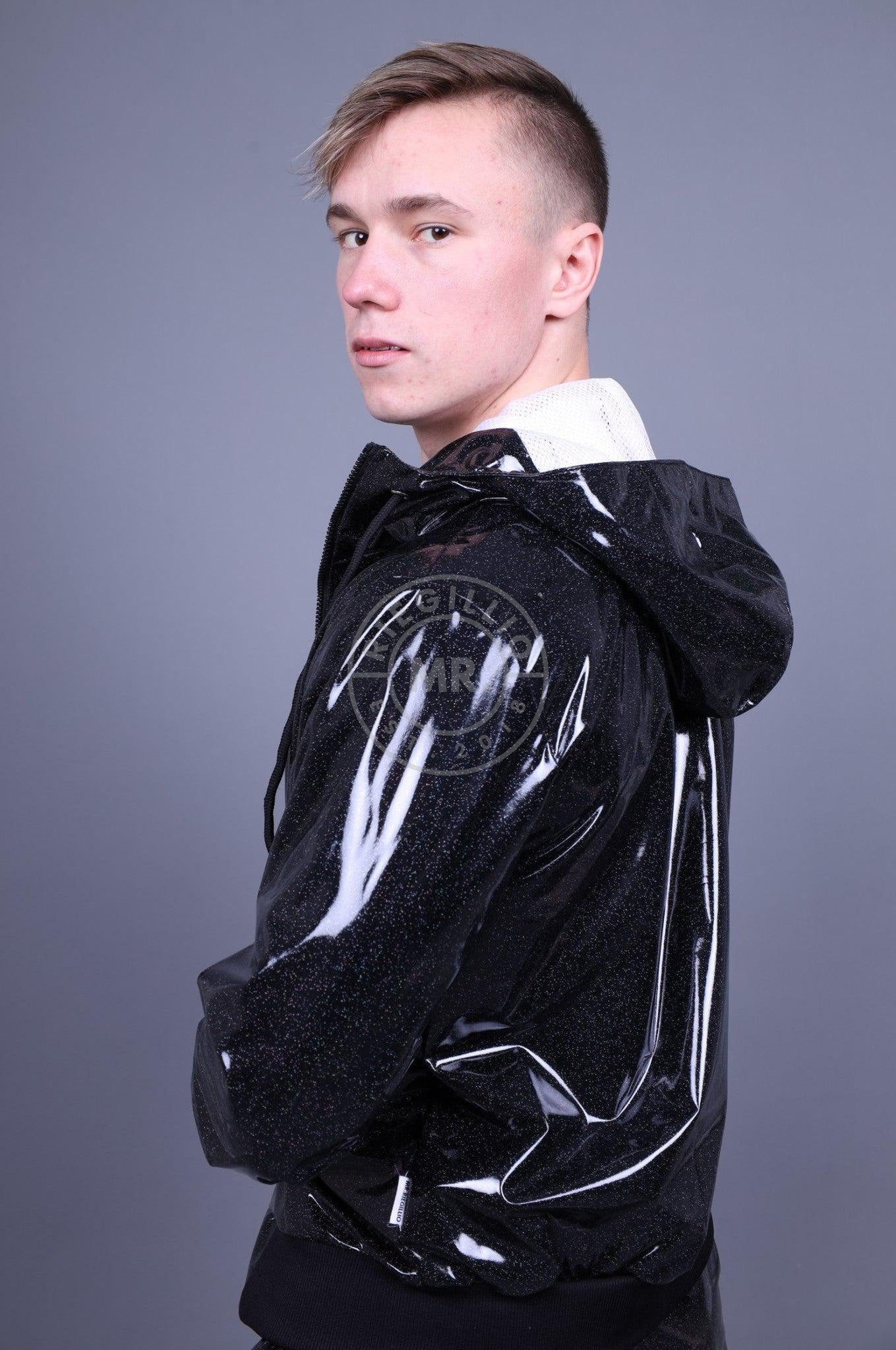 Glitter PVC Tracksuit Jacket at MR. Riegillio