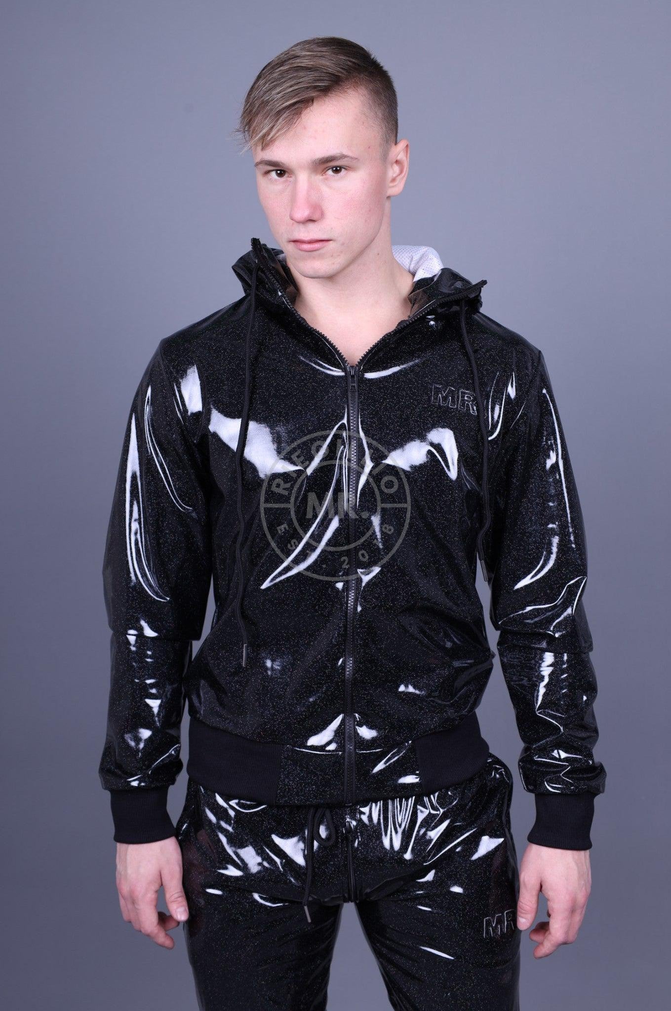 Glitter PVC Tracksuit Jacket at MR. Riegillio