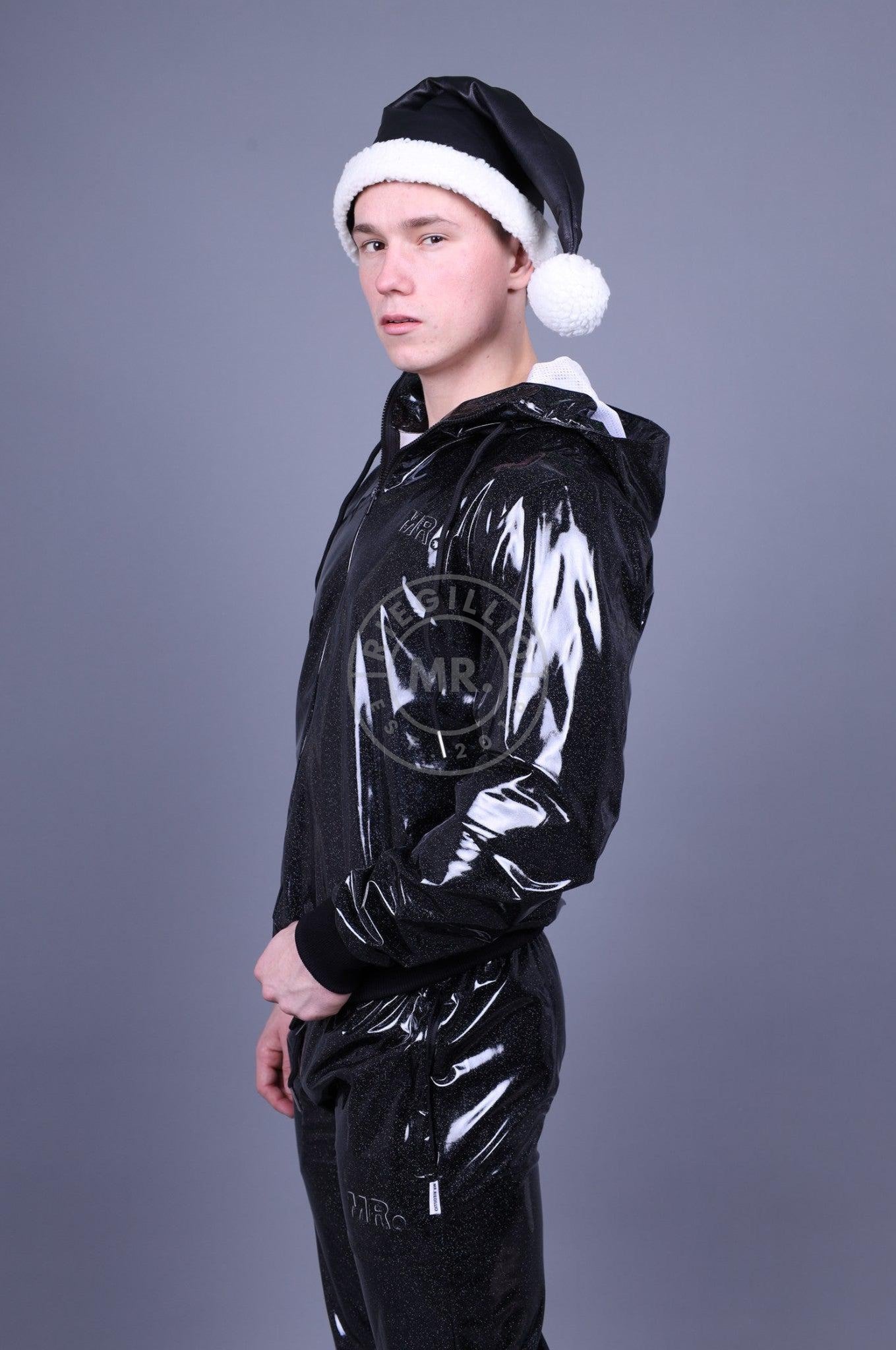 Glitter PVC Tracksuit Jacket at MR. Riegillio