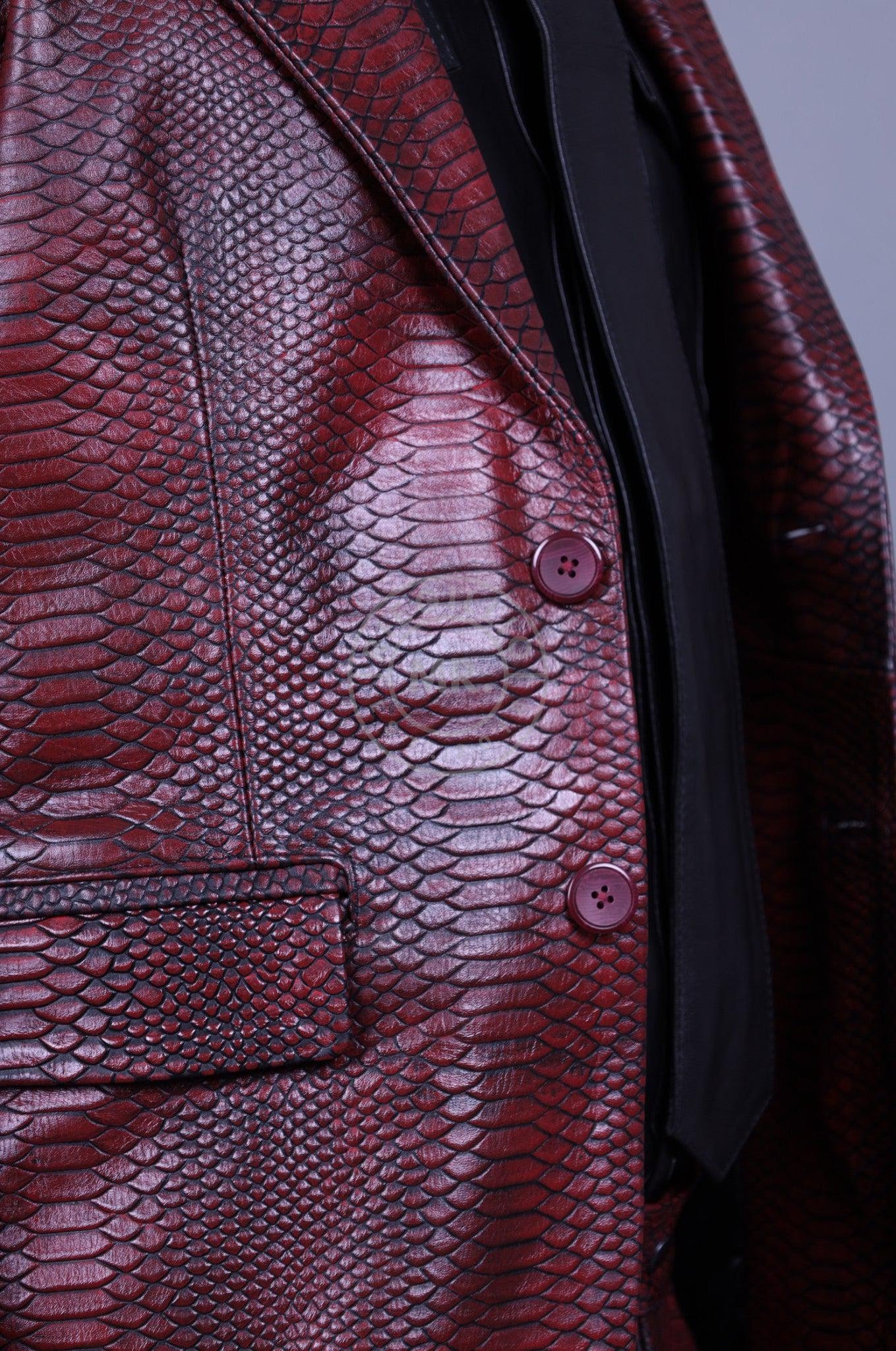 Mehron Leather Snake Blazer at MR. Riegillio