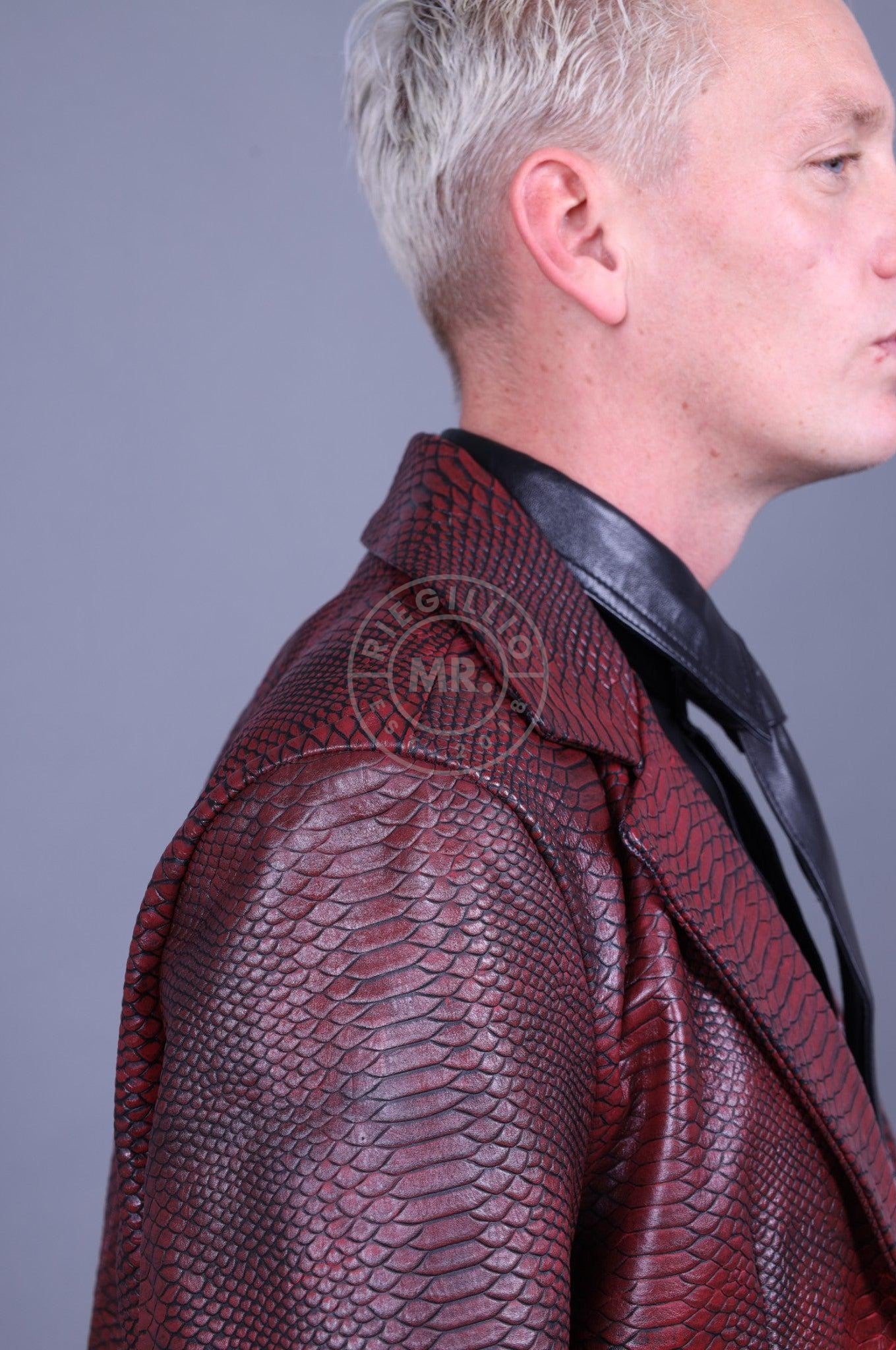 Mehron Leather Snake Blazer at MR. Riegillio