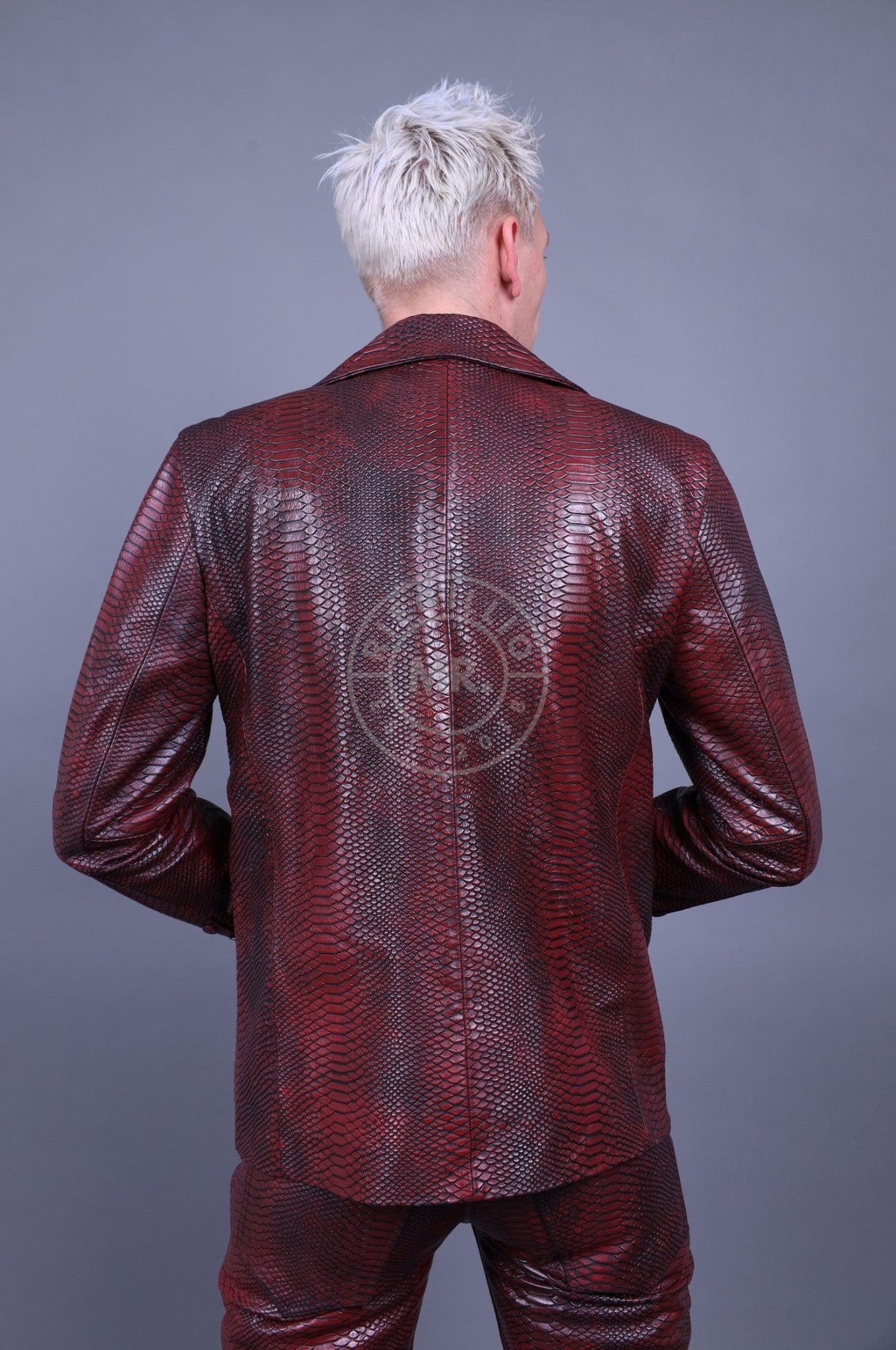 Mehron Leather Snake Blazer-at MR. Riegillio