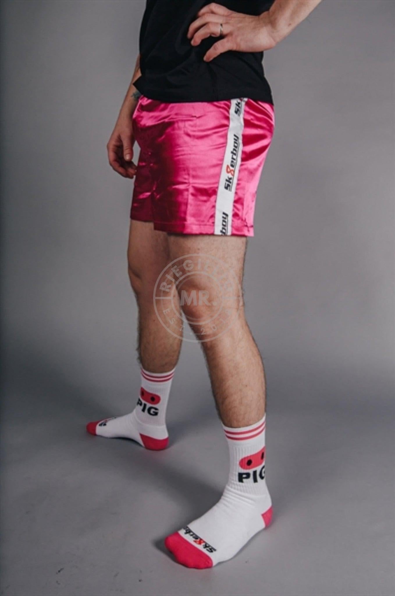 Sk8erboy Shiny Boxershort - Magenta at MR. Riegillio