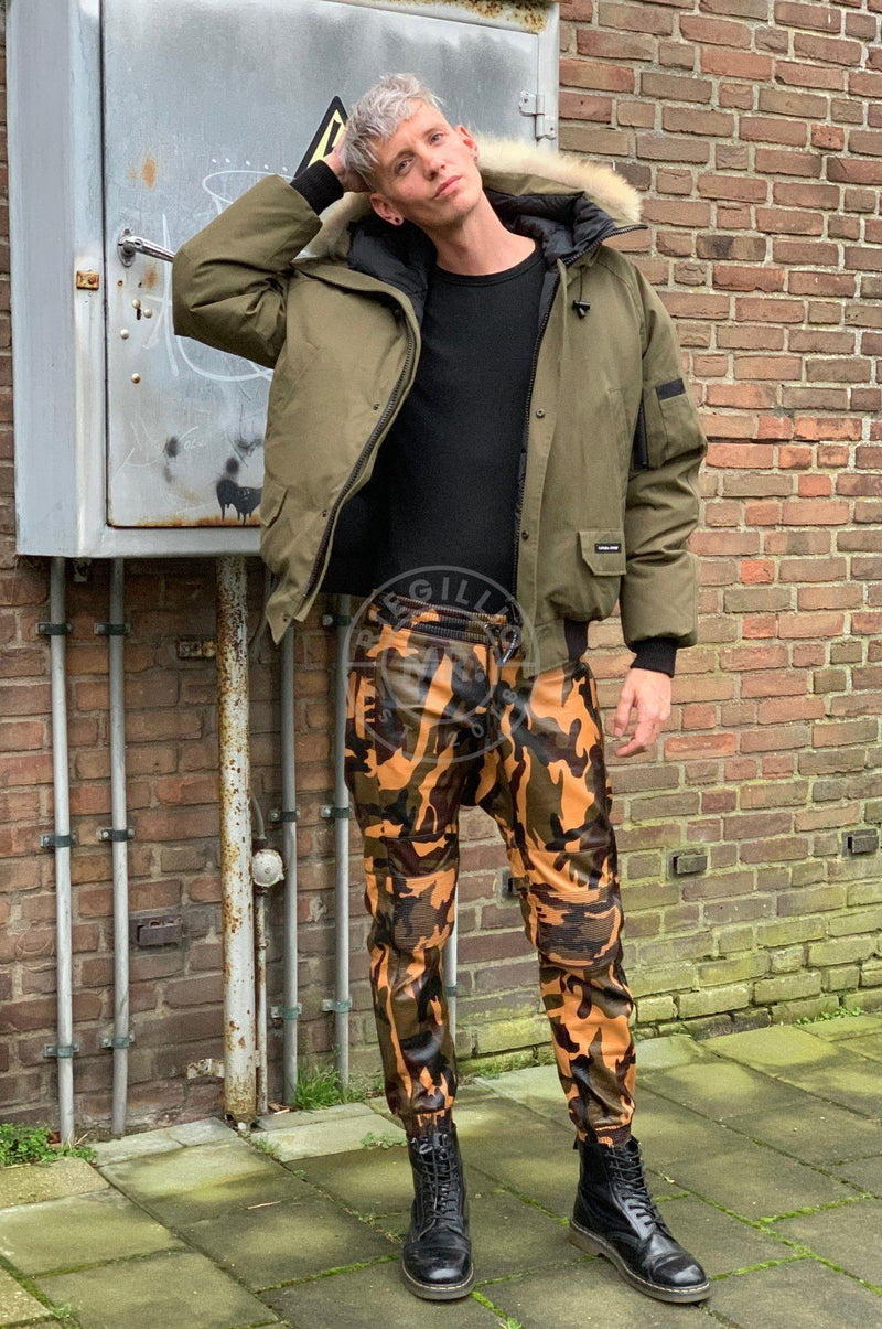 Leather Jogger Full Camo at MR. Riegillio