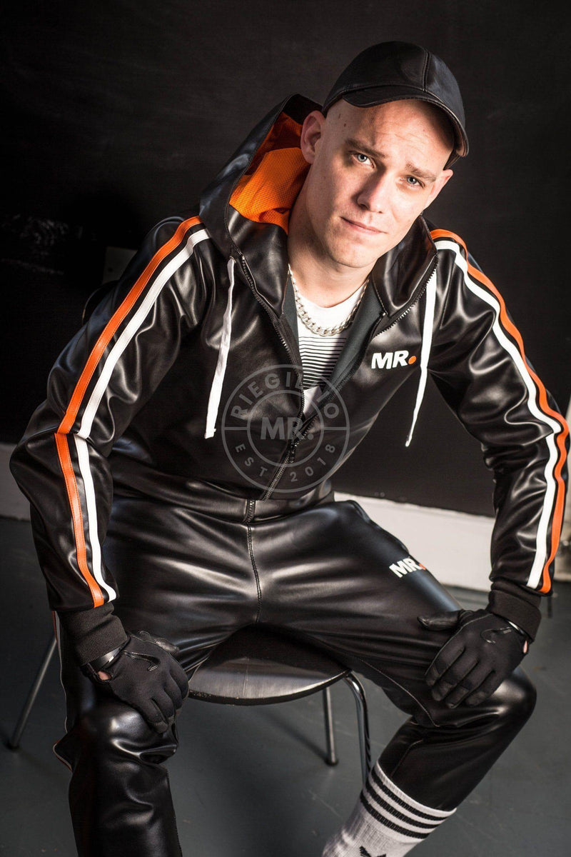 MR. Tracksuit Jacket - ORANGE STRIPES at MR. Riegillio