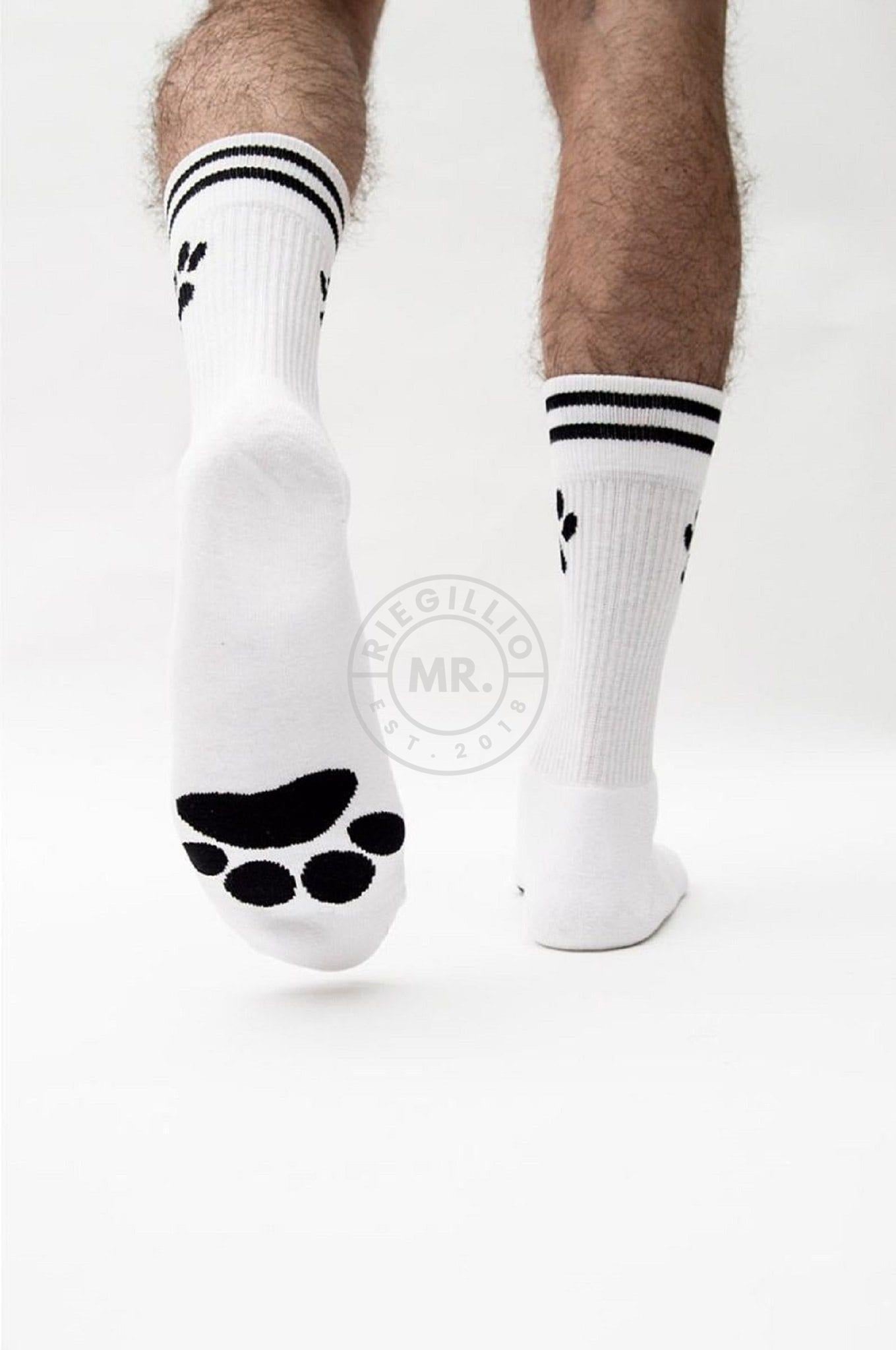 Sk8erboy PUPPY Socks White at MR. Riegillio