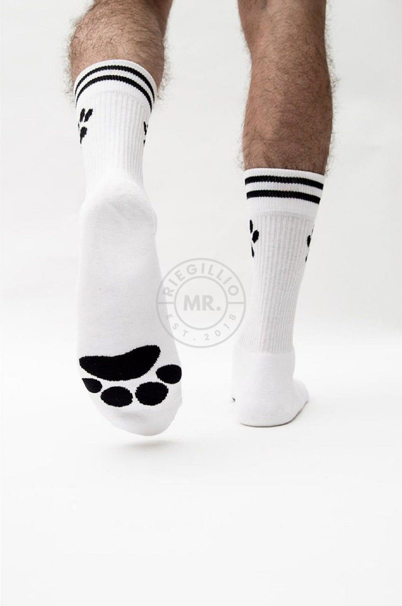 Sk8erboy PUPPY Socks White at MR. Riegillio